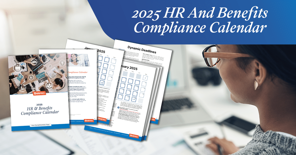 2025 Compliance Calendar HRPro